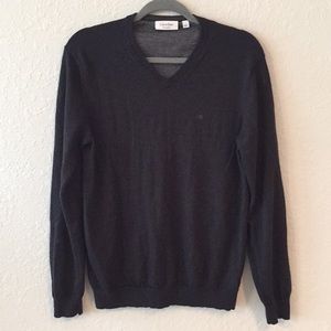 Calvin Klein Merino Wool V Neck Sweater